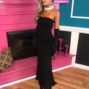 Black prom dress from Nordstrom